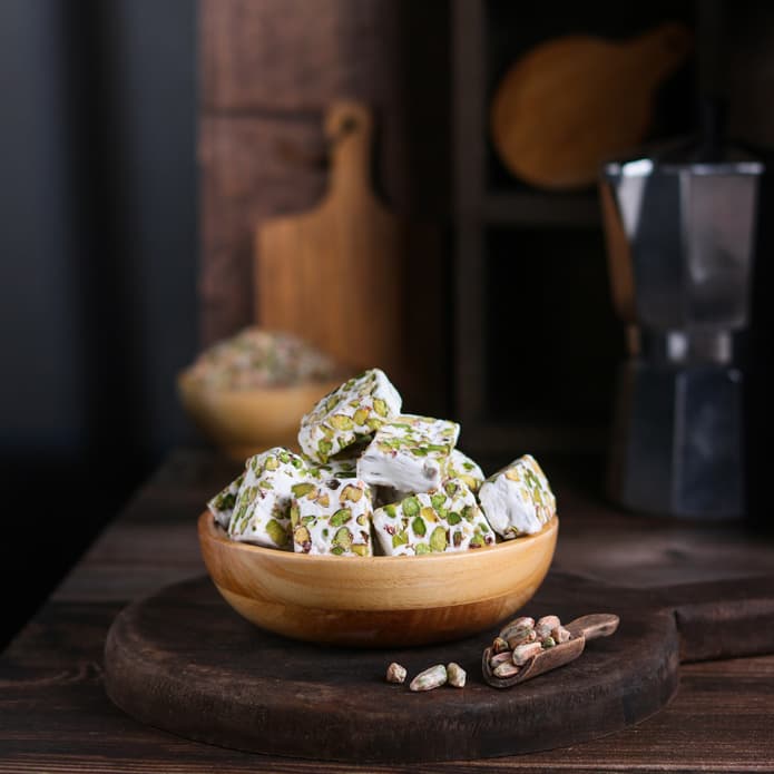 Bzuriyeh Nougat with Pistachio