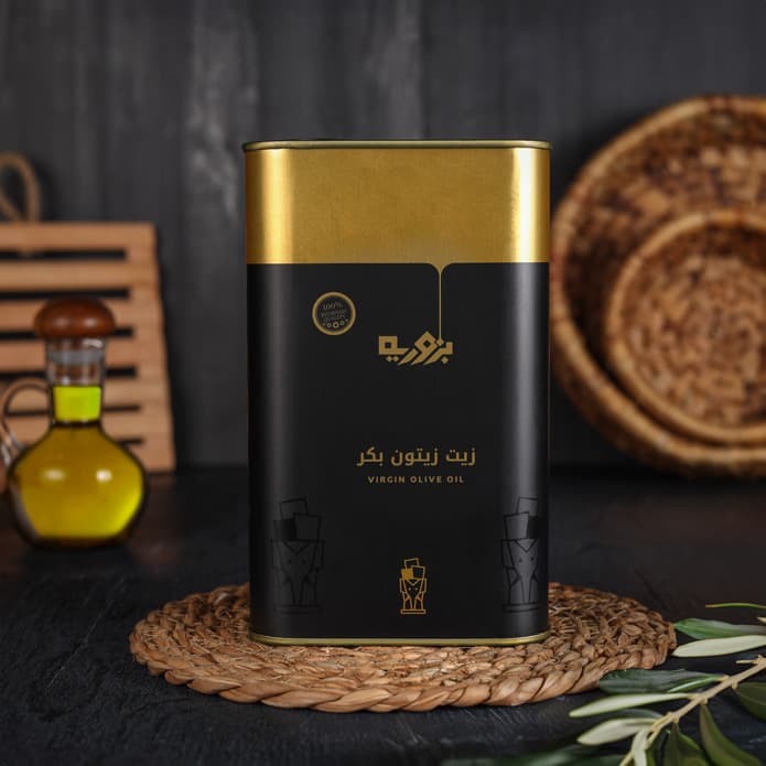 زيت زيتون بكر بزورية (1 لتر)