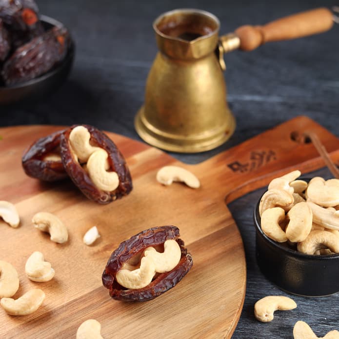 Bzuriyeh Cashew Stuffed Dates