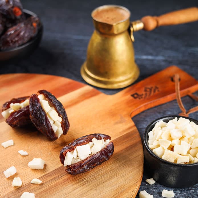 Bzuriyeh Coconut Stuffed Dates