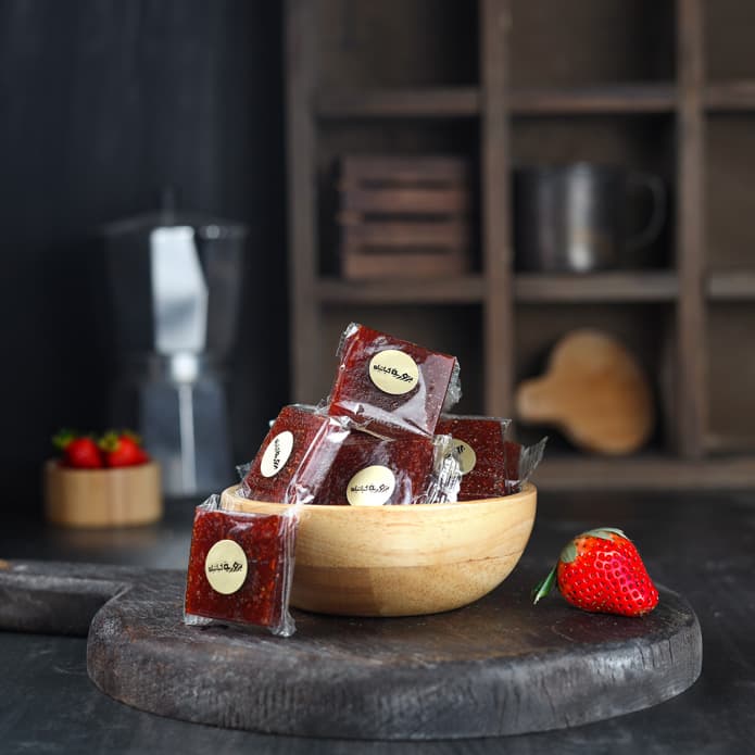Bzuriyeh Strawberry Apricot Paste Square